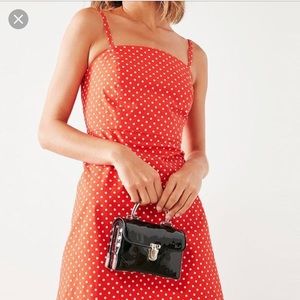 Red poka dot dress Urban Outfitters!